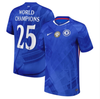 WORLD CHAMPIONS #25 Chelsea Home Soccer Jersey 2025/26 with chest badge