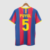 Retro Jersey MESSI #10 A.INIESTA #8 PUYOL #5 Barcelona Retro Jersey Home Soccer Shirt 2010/11