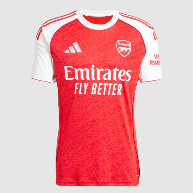 ØDEGAARD #8 Arsenal Home Soccer Jersey 2025/26