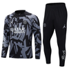 2024/2025 Paris Saint-Germain Half-Pull Training Suit Black Gray Football Shirt