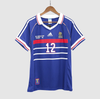 Retro HENRY #12 1998 France World Cup Home Soccer Jersey