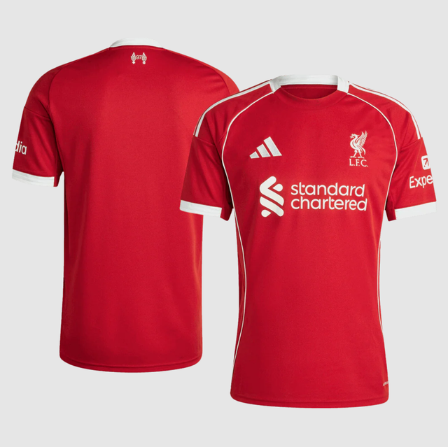 Liverpool Home Soccer Jersey 2025/26