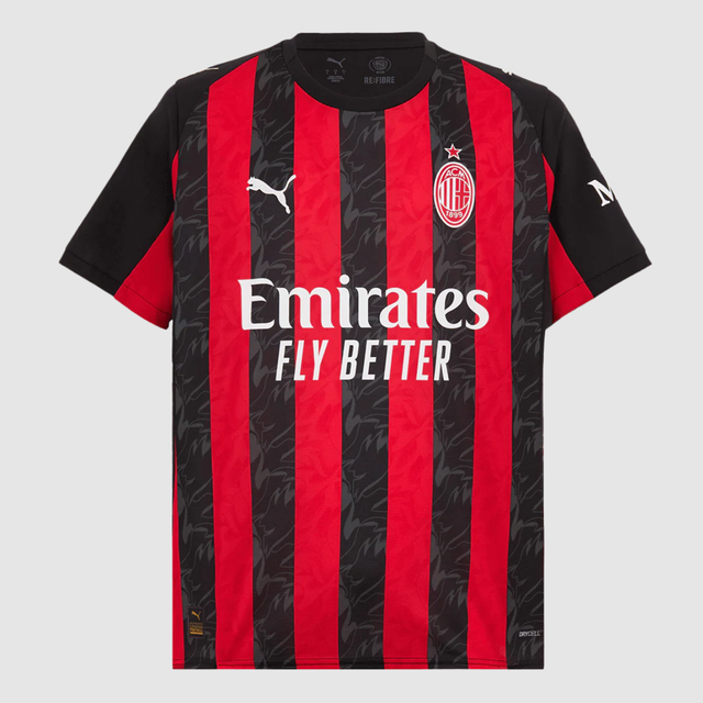 MODRIĆ #14 AC Milan Home Soccer Jersey 2025/26 Red&Black