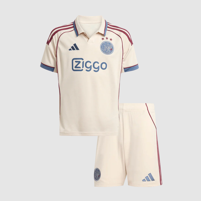Ajax Third Away Kids Soccer Jerseys Kit 2025/26