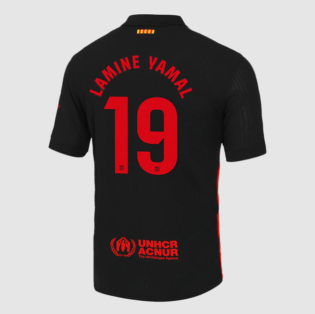 LAMINE YAMAL #19 Soccer Jersey Barcelona Away Shirt 2024/25