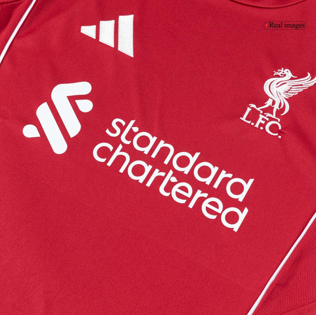 VIRGIL #4 Liverpool Home Soccer Jersey 2025/26