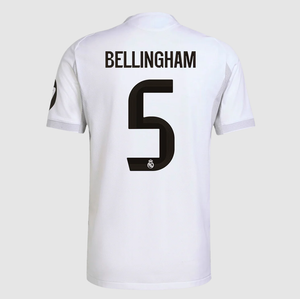 BELLINGHAM #5 Soccer Jersey Real Madrid Home Shirt 2025/26