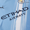 DE BRUYNE #17 Manchester City Home Soccer Jersey 2025/26 Blue