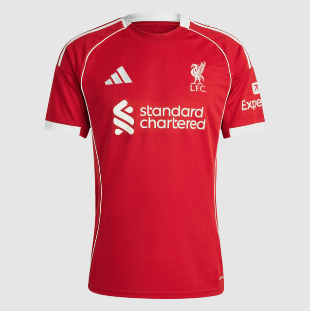 Liverpool Home Soccer Jersey 2025/26