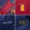 12-13 Barcelona MESSI #10 A.INIESTA #8 FÀBREGAS #4 Retro Jersey Home 